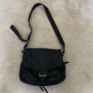 Banana Republic black pebble leather bag